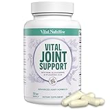 VITAL NUTRITIVE Joint Support Supplement for Men and Women – Glucosamine, MSM, Hyaluronic Acid, and Turmeric – Supports Joint Health – 30 Days Supply