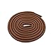 Schnürsenkel 0,5cm Runde Sport Schnürsenkel Polyester Thick Wandern Schnürsenkel Kleidung Seil Schnürsenkel, 2708 Yellow Brown, 160cm