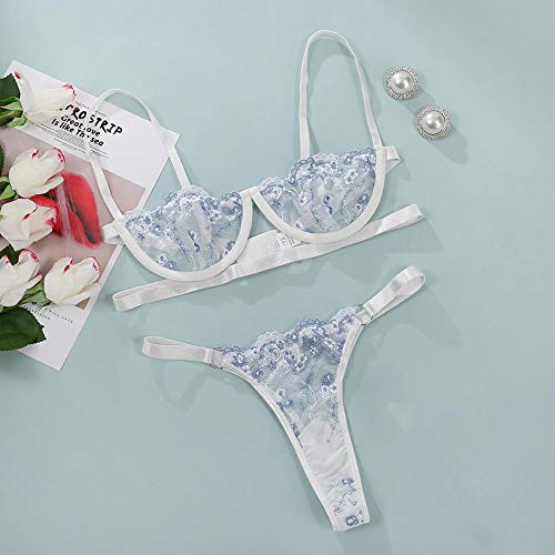 Tentation soutien-gorge string évider pour briser la routine de couple - 5