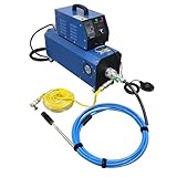 Yokoma Industrial Boiler Pipeline Cleaning Machine 110V/220V Commercial Duct Rust Residue Pipe Dust Removal with 26.3ft Flexible Shaft 0.47-1.42inch Pipe Diameter 3pc Cleaning Tools