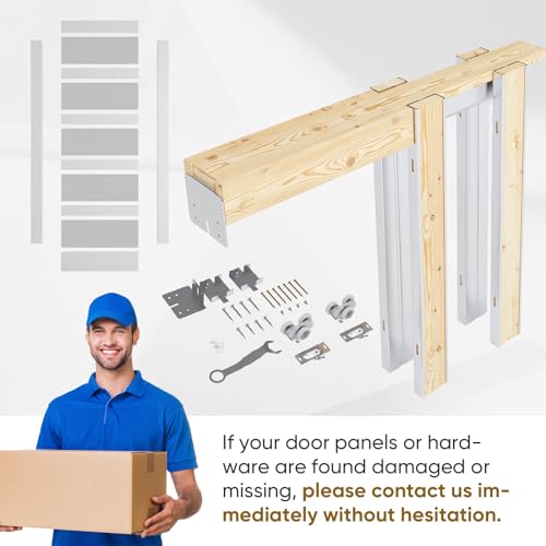 Solrig Sliding Pocket Door 30 Inch X 80" thumb #6