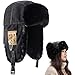Bemonew Winter Trapper Hat fashion Winter Trapper Hat Fluffy Warm with Ear Flaps for Men Women