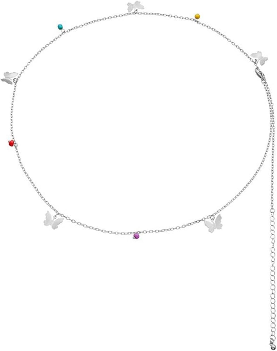 Women Waist Chain Bead Decor Adjustable Belly Body Jewelry Accessories