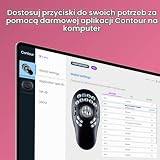 Contour Shuttle PRO v2 - Kontroler multimedialny z pokretlem Jog Wheel i 15 programowalnymi przyciskami, idealny do edycji wideo, audio i zdjec, kompatybilny z systemami Mac i PC - Black