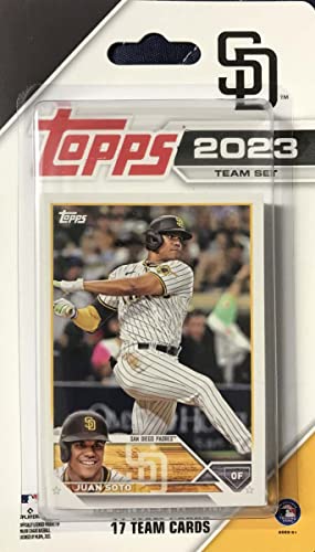 San Diego Padres Topps Factory Sealed Team Set Gift Lot Including The 2023 And 2022 Limited Edition 17 Card Sets For 34 Exclusive Padres Cards #TOP1