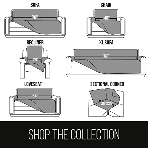 Sofa Shield® Sofa Slip Cover for Dogs with Strap, Navy Sand by Sofa Shield - Used condition - Image 9