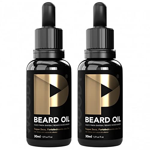 Óleo Para Barba Play Barber 30ml Amadeirado Woody Caixa Com 2 Unidades