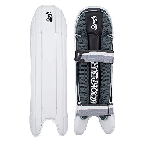 Kookaburra Cricket Kinder 2019 1200 Wicket Keeping Pads, weiß, Jugendliche Cover