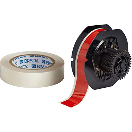 Brady B30C-1125-483RD-KT Polyester with Polyester Over Laminate Continuous Tape, 100' x 1.125