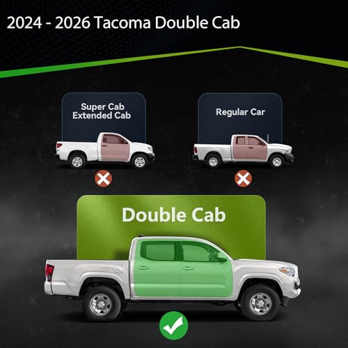 Estribos laterales compatibles con Tacoma Double Cab 2024-2026 miniatura 6