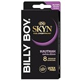 BILLY BOY SKYN Hautnah extra dünn Kondome 8er | 53 mm | Latexfrei | 1x8 Stück