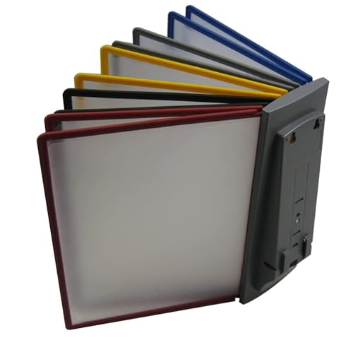 Organiseur de référence mural A4 classeur de bureau à 10 panneaux pour documents