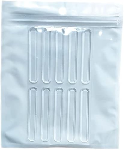 Cabinet Door Bumpers Glass Table Top Pads - 20Pcs Adhesive Silicone Strip Furniture Bumpers - Self Adhesive Backing Anti Slip Rubber Pads for Soft Sliding Doors