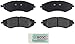 Bosch BE1035 Blue Disc Brake Pad Set for Select Chevrolet Aveo, Spark; Pontiac G3; and Suzuki Forenza, Reno, Swift - FRONT