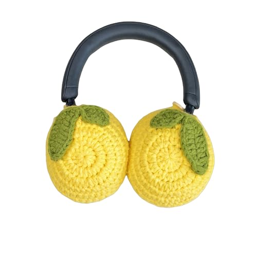 Funda protectora para auriculares hecha a mano con diseño de limón, compatible con Sony xm6, para amantes de la música