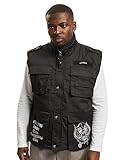 Brandit Motörhead Bastards - Ranger Vest Männer Weste schwarz 7XL