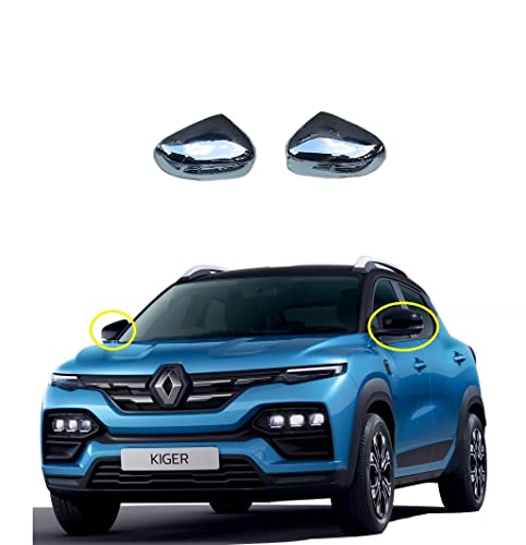 Image of Car Chrome Combo Exterior Accessories Kit For Renault Kiger - Adult