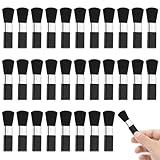30Pcs Disposable Cosmetic Brushes Mini Makeup Brush Small Blush Brushes for Makeup Portable Powder Brush for Loose Powder Foundation Brush Beauty Tool for Mixing Liquid, Cream or Powder Cosmetics
