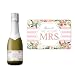 FUTURE MRS - Set of 20 Bachelorette Label Stickers for Mini Champagne Bottle & Gift Box - Bridesmaid, Maid & Matron of Honor Proposal Gift- Engagement Party- Bridal Shower