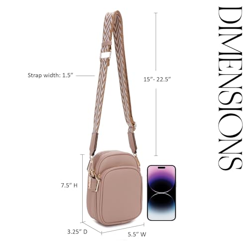 Image of Mali+Lili, Josie Triple Zip Crossbody Bag