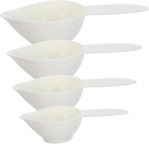 4 Pièces Ensemble de Tasses à Mesurer en Braille Cuisin Cabilock