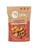 Yupik Sriracha Mix, 170 g, Savory Crunchy Snack, Spicy Blend, BBQ Trail Mix, Protein Snacks, Cashews, Wasabi Peas, Pretzels, Game Night & Party Snack
