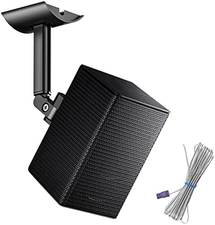 Speaker Wall Mount Bracket Ceiling Speaker Mount for Samsung SWA-8500S/9000S/9100S Speaker Mounts, Adjustable Tilt and Swivel Speaker Mounting Brackets for Samsung Speakers with Keyhole