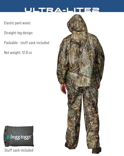 Image of FROGG TOGGS Men's Ultra-Lite2 Rain Suit, Waterproof Raincoat and Pant Set