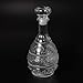 MDLUU Liquor Decanter, Glass Spirits Decanter with Airtight Stopper, Whiskey Vodka Bourbon Decanter Bottle for Gift, Home, Bar, Party Decor, 34oz/1000ml Clear
