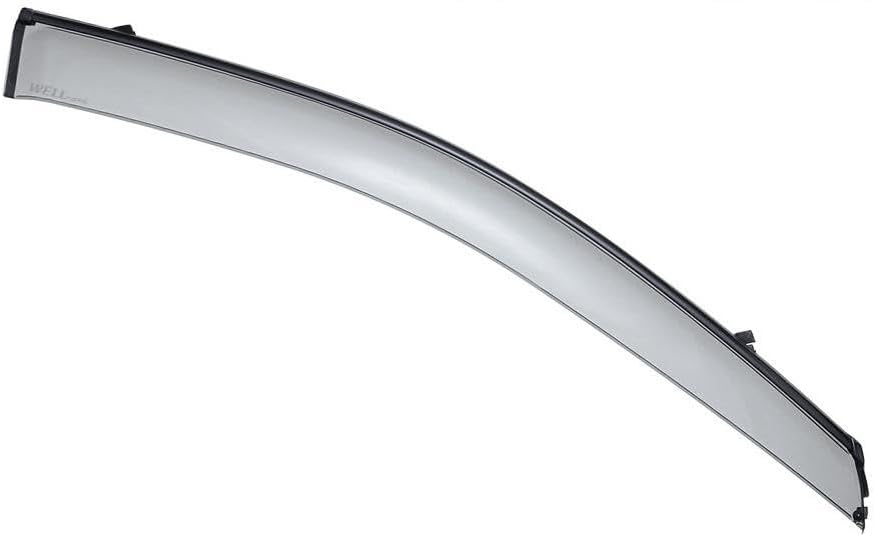 WellVisors Window Visors Wind Deflectors Compatible with Kia Sorento 2003-09 with Black Trim Rain Guards 3-847KA001