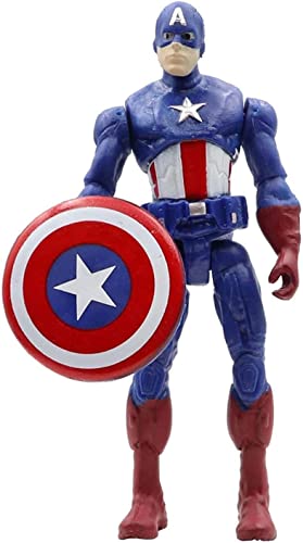 Géneric Superhero Action Figures Set Of 6 Pcs - Best Super Hero Toys Set For Boys - Collectible Models - Exclusive Cake Topper #TOP5