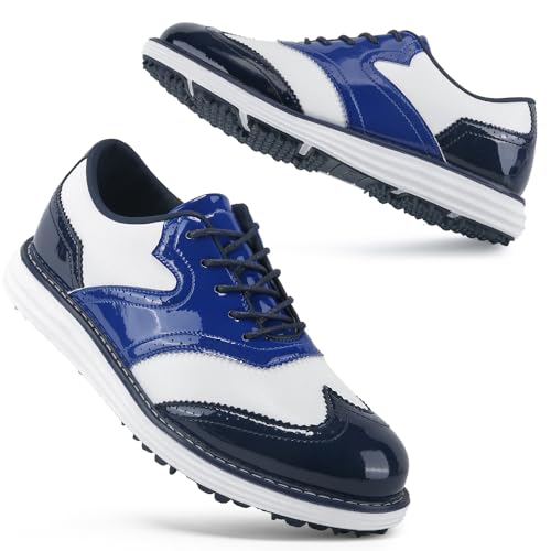 Image of Men Golf Shoes Professional 9 Spikes Comfortable Outdoor Golf Training Sport Sneakers for Men