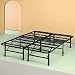 Zinus 35 cm, Base para colchón sin montaje SmartBase, estructura de cama metálica, montaje sencillo, almacenamiento debajo de la cama, 150 x 190 cm, negro