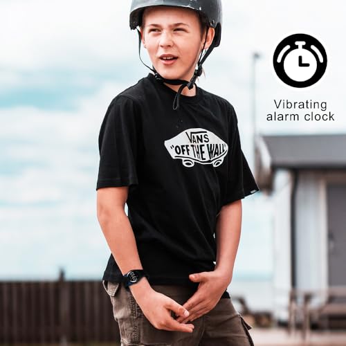 Image of Kids Watches for Girls Boys Digital Sport Watch with Step Counter Pedometer Vibration Alarm Clock, No App Waterproof Fitness Tracker Kids Watch Boys Girls Teens Students Ages 5-16