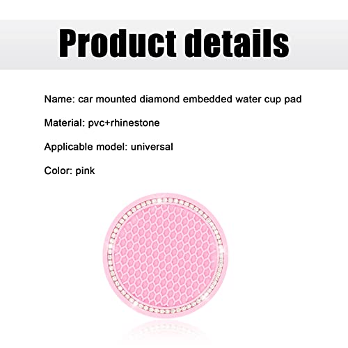 Fogfar Portavasos para Auto Pack-2 Rosado 2.76 pulg miniatura 3