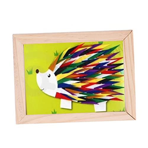 ARTIBETTER Diy Wooden Wall Art Frames Blank Picture Frames for Boys and Girls Art Display Boys and Girls