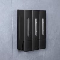 Amazon｜シャンプーボトル 3室｜壁掛けタイプ 各400ML｜シャンプー