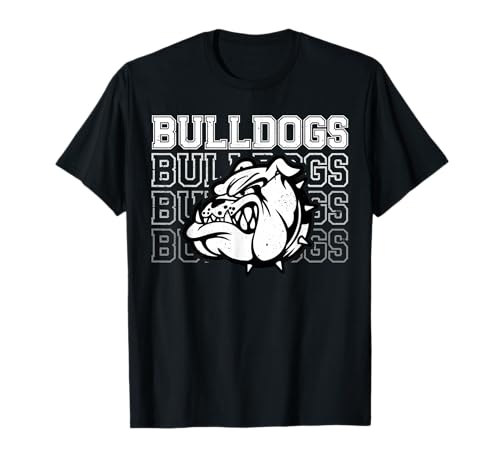Bulldogs High School Spirit Fan Team, Bulldog Back to School T-Shirt
