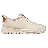 Geox Damen D FLEXTRIDE Plus C Sneaker, Papyrus/BEIGE, 41 EU