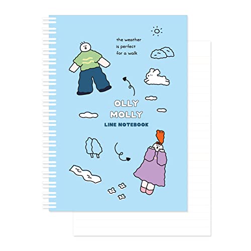 Carnet à spirales Monolike Olly Molly A5 pour organiser vos idées claires