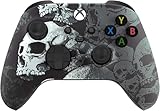 Custom Controllerzz Wireless Controller for Microsoft Xbox Series X/S &amp; Xbox One - Custom Soft Touch Feel - Custom Xbox Series X/S Controller (X/S Black Skullz)