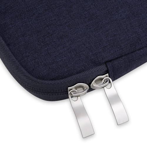 Maletín de lona para MacBook Pro 13 M2, funda protectora de alta resistencia con asa superior azul 7