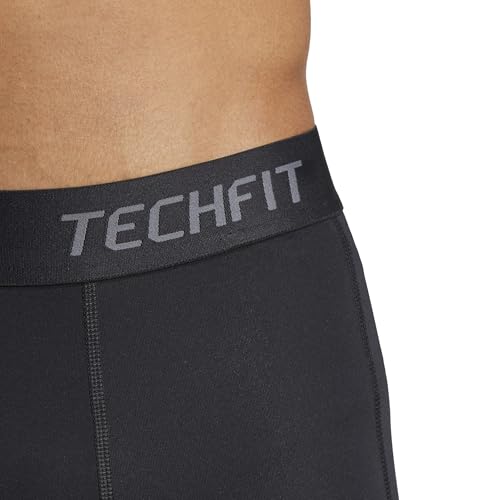 Adidas Mens Techfit Compression 3/4 Training Tights, Black, Large by adidas - Used condition - Image 3