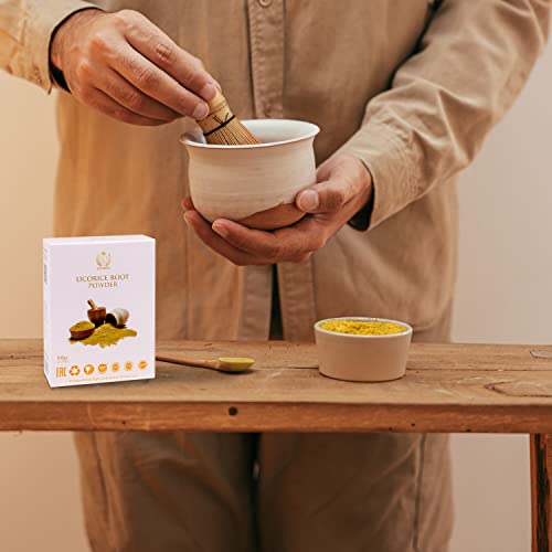 Licoful Licorice Root Powder - Produced From Peeled Licorice Root - Liquorice Powder - Non Gmo - Perfect For Skin Brightening - 100G / 3.52 Oz #TOP4