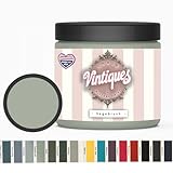 Vintiques Chalk & Mineral Paint, Sagebrush, 8oz - Matte Finish- Easy Application for DIY Projects - Furniture, Wood, Metal, Home Decor and More - includes color card