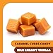 Caramel Candy - 4 Pound Pack - Creamy Caramels Individually Wrapped - Chewy Candy for Office Bowls, Gifting, Snacking & Baking - Classic Vanilla Cubes