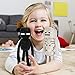 XSLWAN 8Pack Snow Golem Plush, Enderman Plush, Baby Wolf, Baby Pig, Spider, bat, Skeleton Shooter, Squid Stuffed Animals Toys，Great Gift for Children and Fans.
