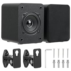 Saiyin Wall Mount Passive Speakers, Indoor Rear Surround Sound Speakers, Stereo Speakers for Midrange & High-Frequency, Passive Bookshelf Speakers for Home Theater, Receiver or Amplifier Required - Les Beatles, Paul McCartney, John Lennon, RIngo Starr, George Harrison