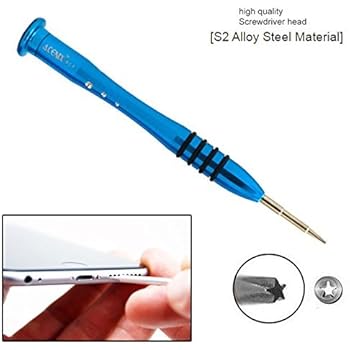 Amazon Com Acenix New 5 Point Star Pentalobe Screwdriver For Iphone 5s Iphone 6 6s 6 S Plus 5c 5 4 4g 4s S2 Material Home Improvement