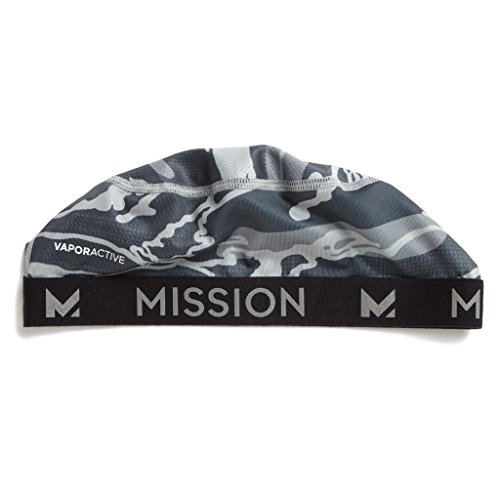Mission VaporActive Cooling Skull Cap, Matrix Camo Silver, One Size